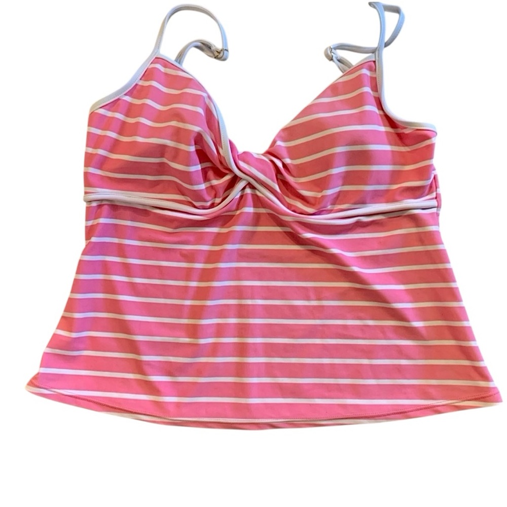 Chaps Striped tankini